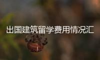 出国建筑留学费用情况汇总！